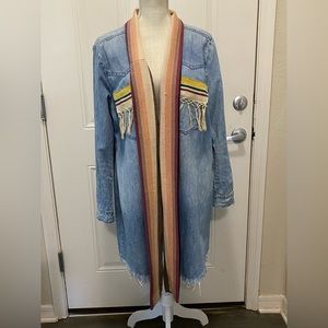 Handmade Jean Duster Coat
